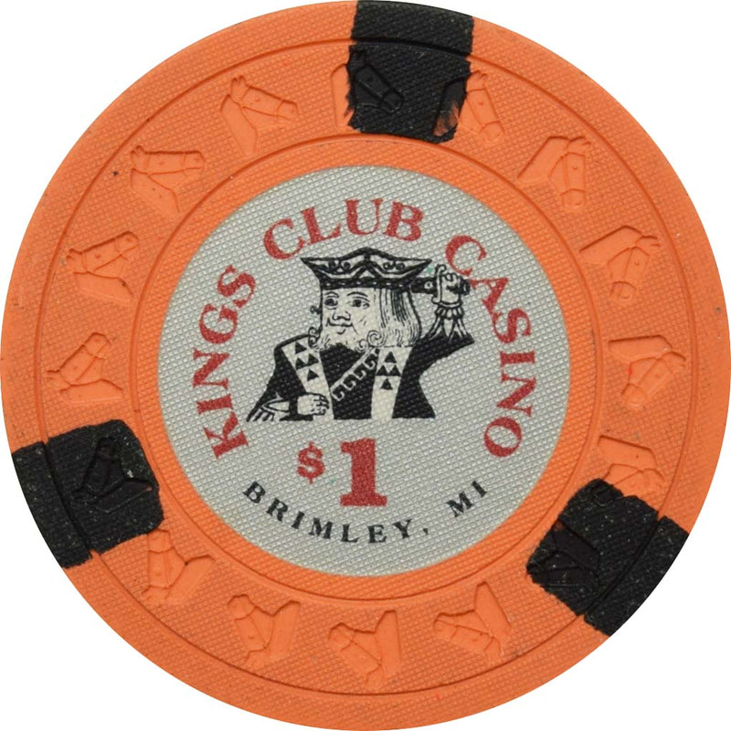 Kings Club Casino Brimley Michigan $1 Chip