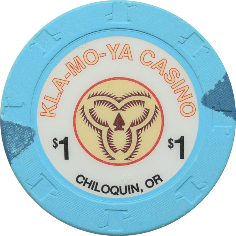 Kla-Mo-Ya Casino Chiloquin OR $1 Chip