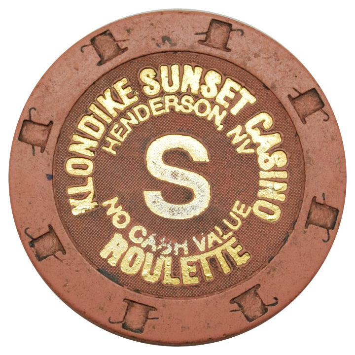 Klondike Sunset Casino Henderson Nevada Pink S Roulette Chip 1999