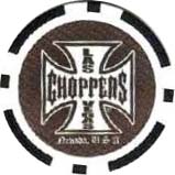 Las Vegas Choppers Poker Chip Set of 25