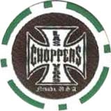 Las Vegas Choppers Poker Chip Set of 25