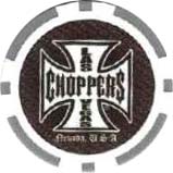 Las Vegas Choppers Poker Chip Set of 25