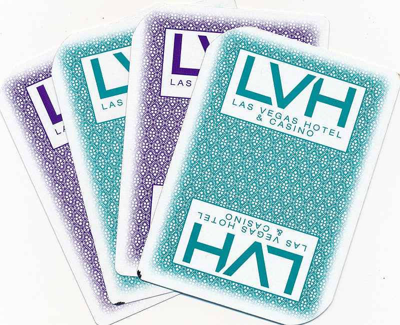 LVH Casino Las Vegas Playing Card Deck Used - Spinettis Gaming - 1