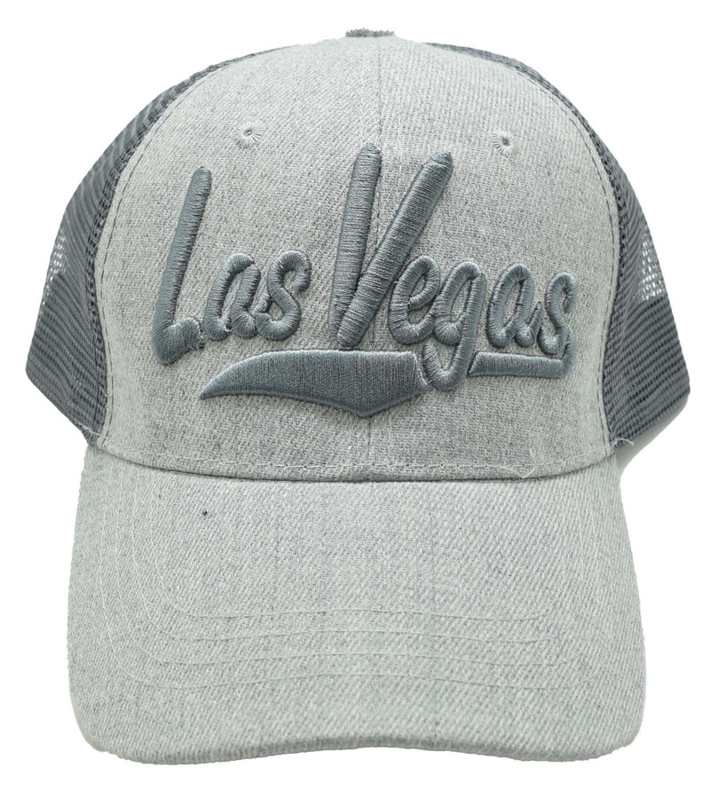 Las Vegas Cursive Script Mesh Hat