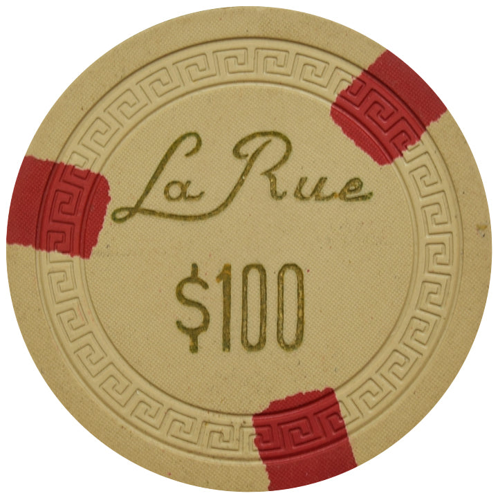 La Rue Casino Las Vegas Nevada $100 Chip 1950