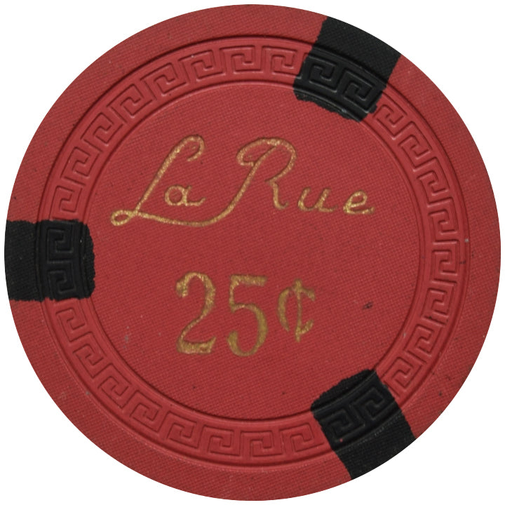 La Rue Casino Las Vegas Nevada 25 Cent Chip 1950