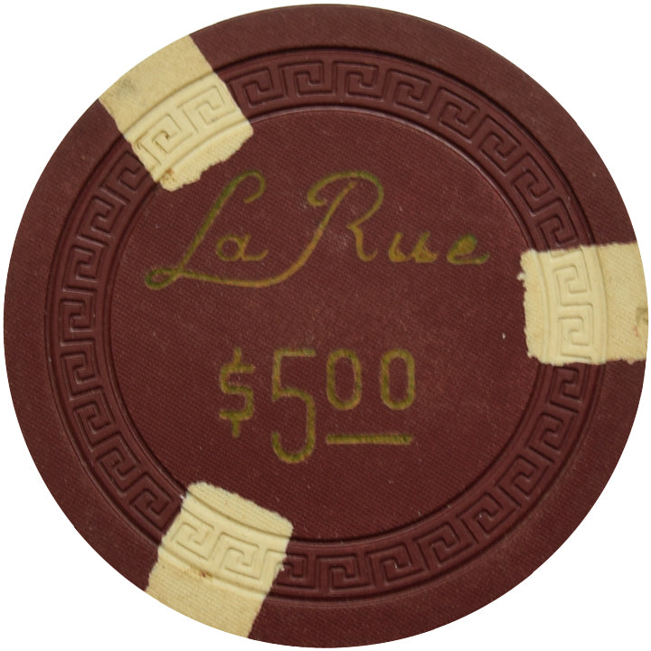 La Rue Casino Las Vegas Nevada $5 Chip 1950