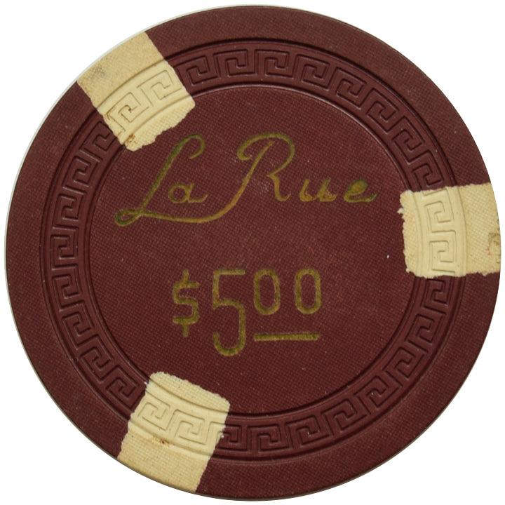 La Rue Casino Las Vegas Nevada $5 Chip 1950