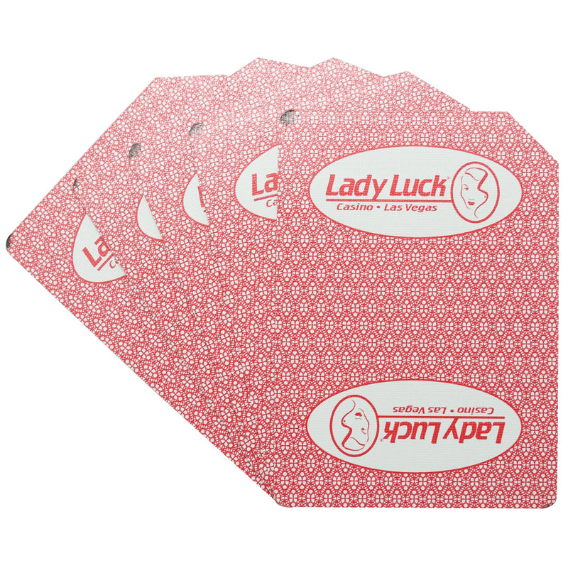 Lady Luck Las Vegas Casino Playing Cards Used Deck