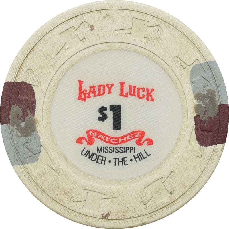 Lady Luck Casino Natchez Mississippi $1 Chip