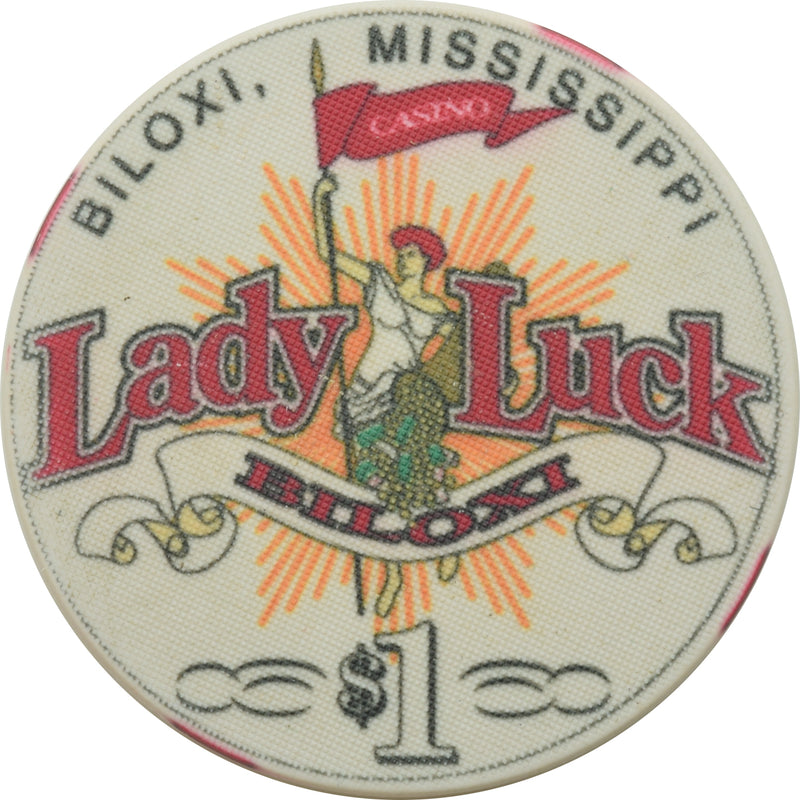Lady Luck Casino Biloxi MS $1 Chip