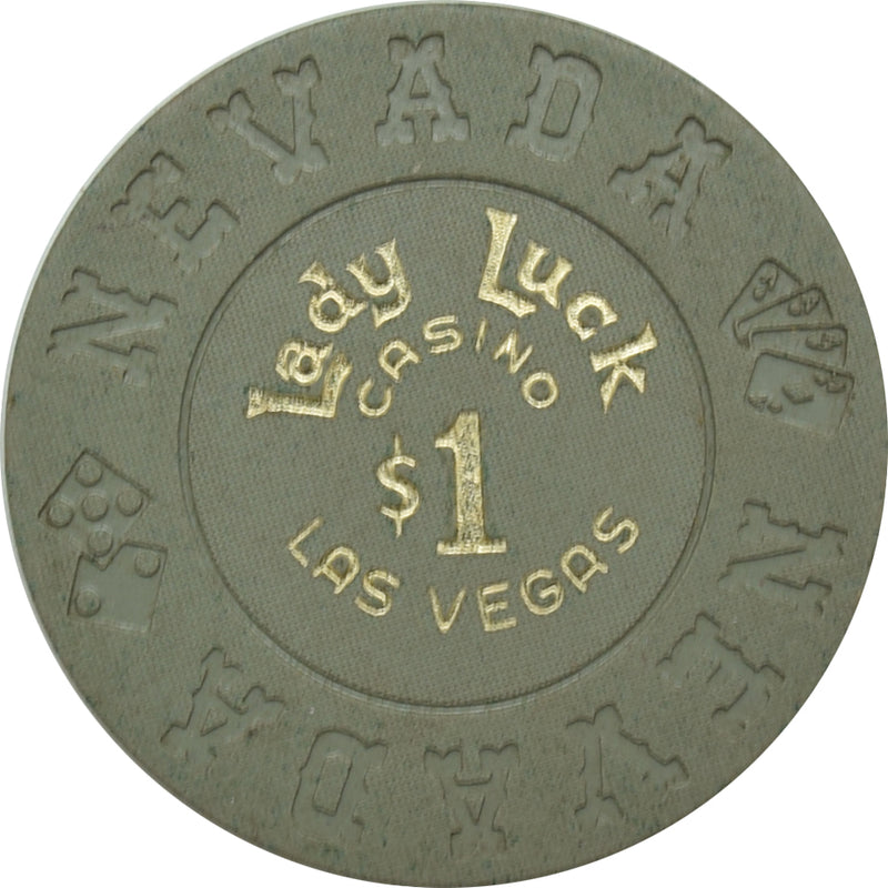 Lady Luck Casino Las Vegas Nevada $1 Chip 1970s