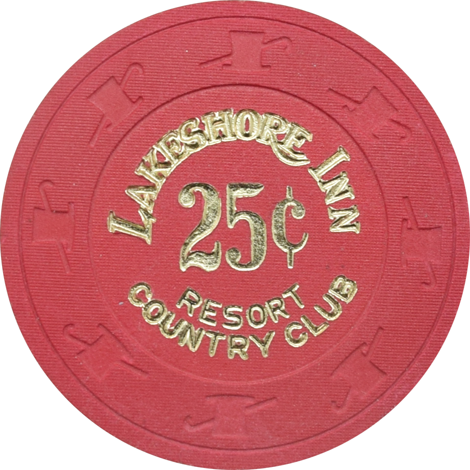 Lakeshore Inn Casino California City California 25 Cent Chip