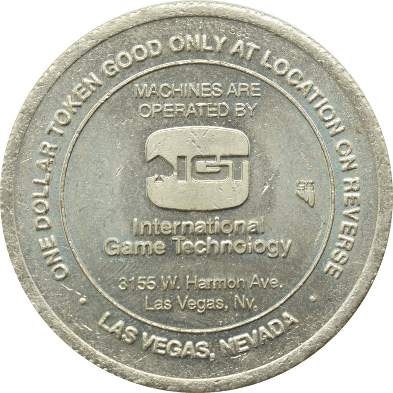 Lally's of Las Vegas Casino Las Vegas Nevada $1 Token 1988