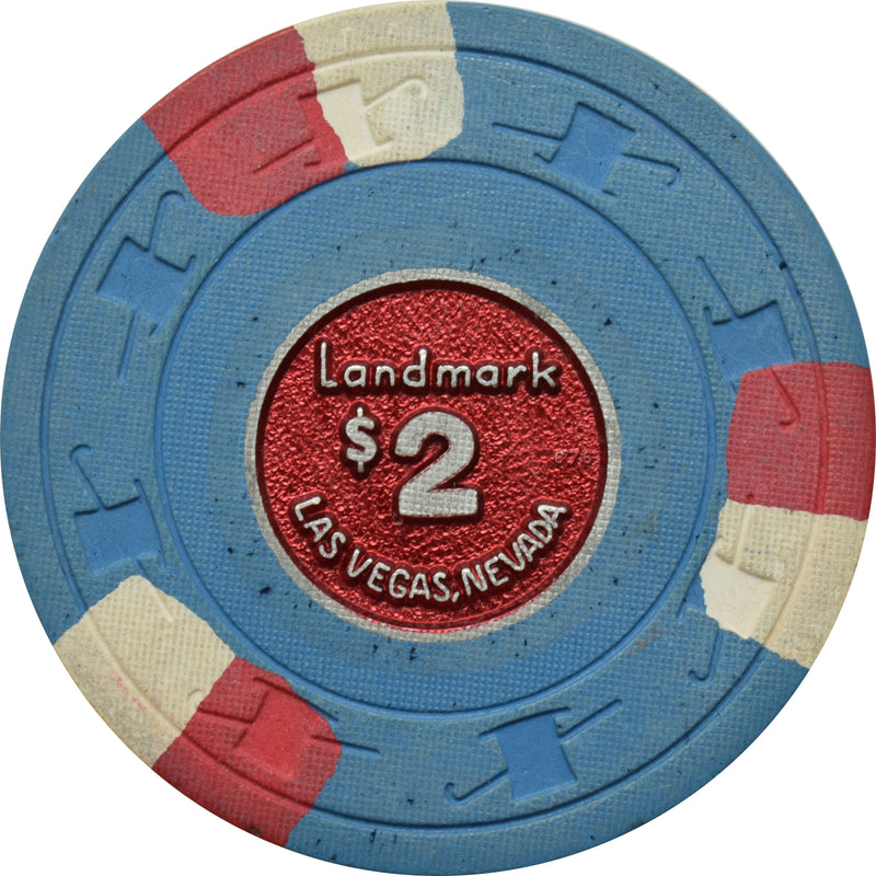 Landmark Casino Las Vegas Nevada $2 Chip 1976