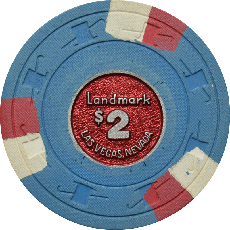 Landmark Casino Las Vegas Nevada $2 Chip 1976