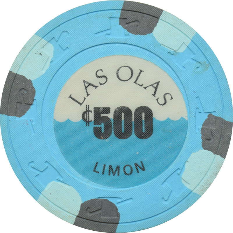 Las Olas Casino Limon Costa Rica ¢500 Chip