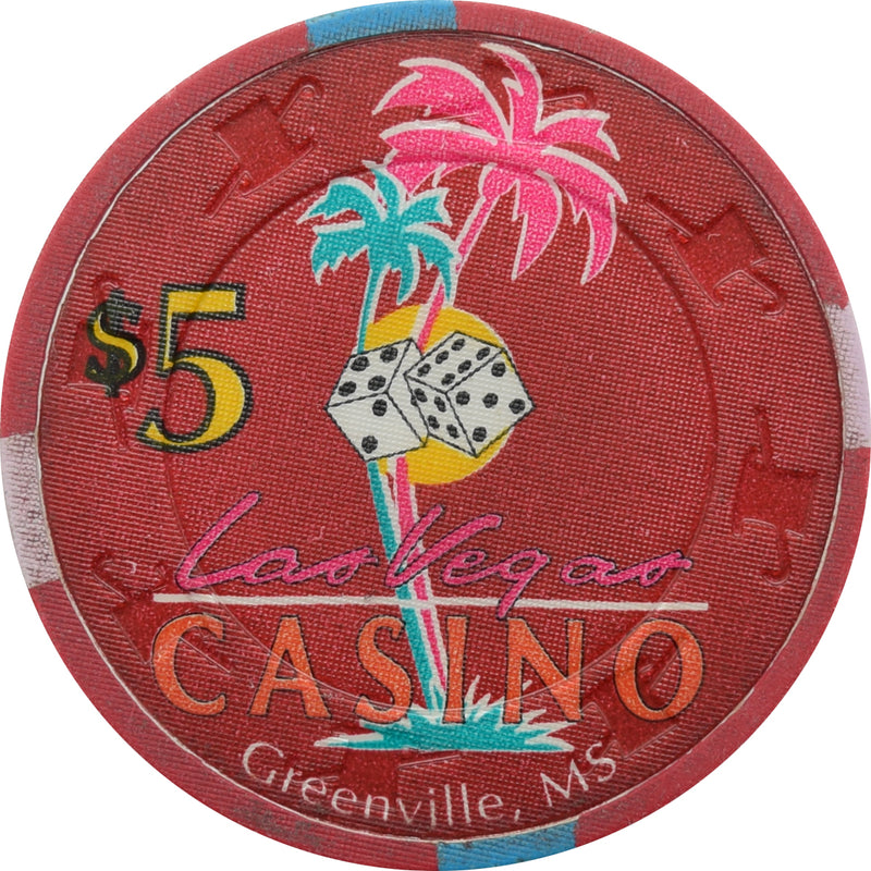 Las Vegas Casino Greenville Mississippi $5 Chip