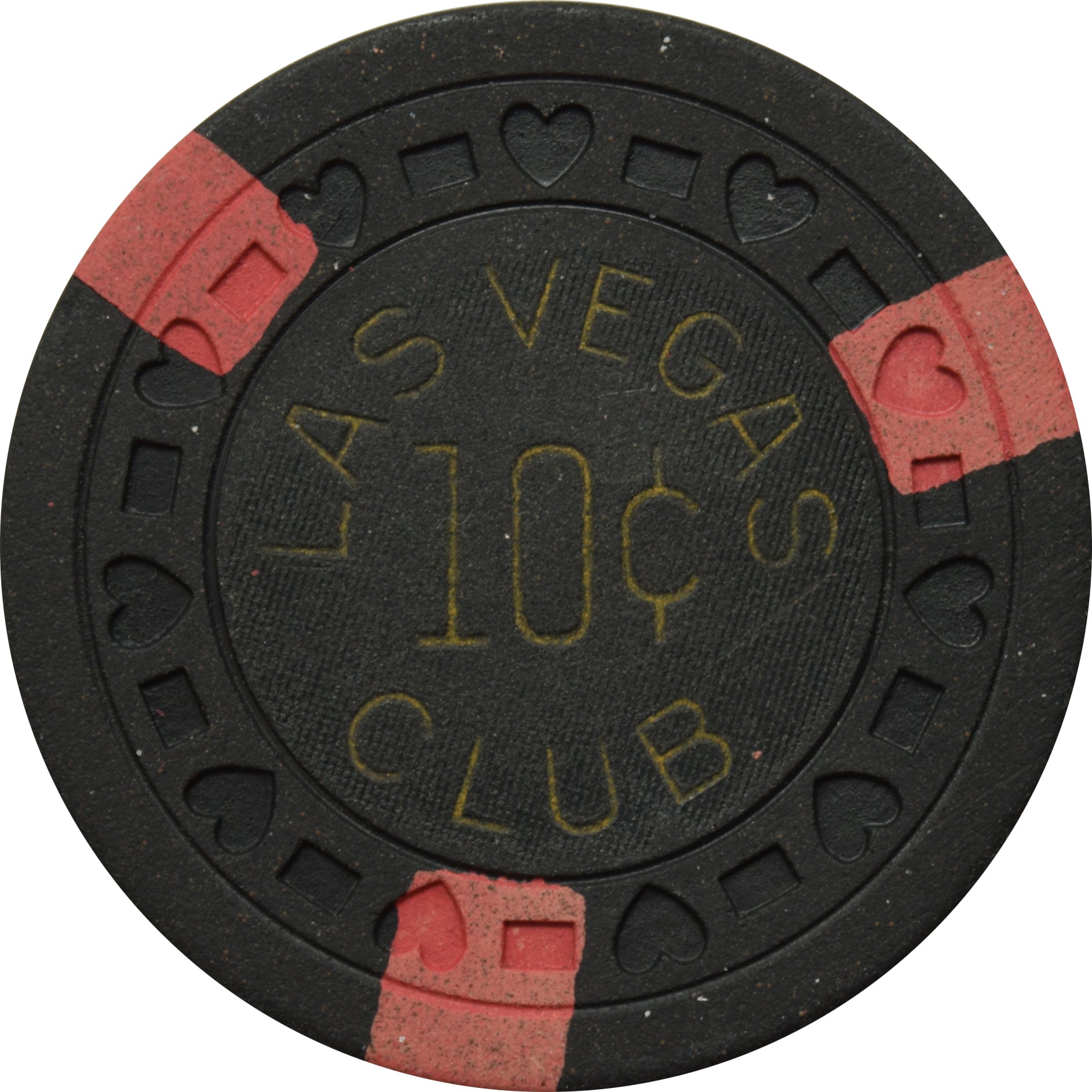 Las Vegas Club Casino Las Vegas Nevada 10 Cent Chip 1950