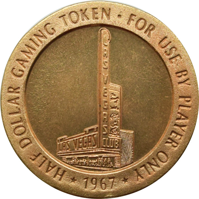 Las Vegas Club Casino Las Vegas 50 Cent Gaming Token 1967