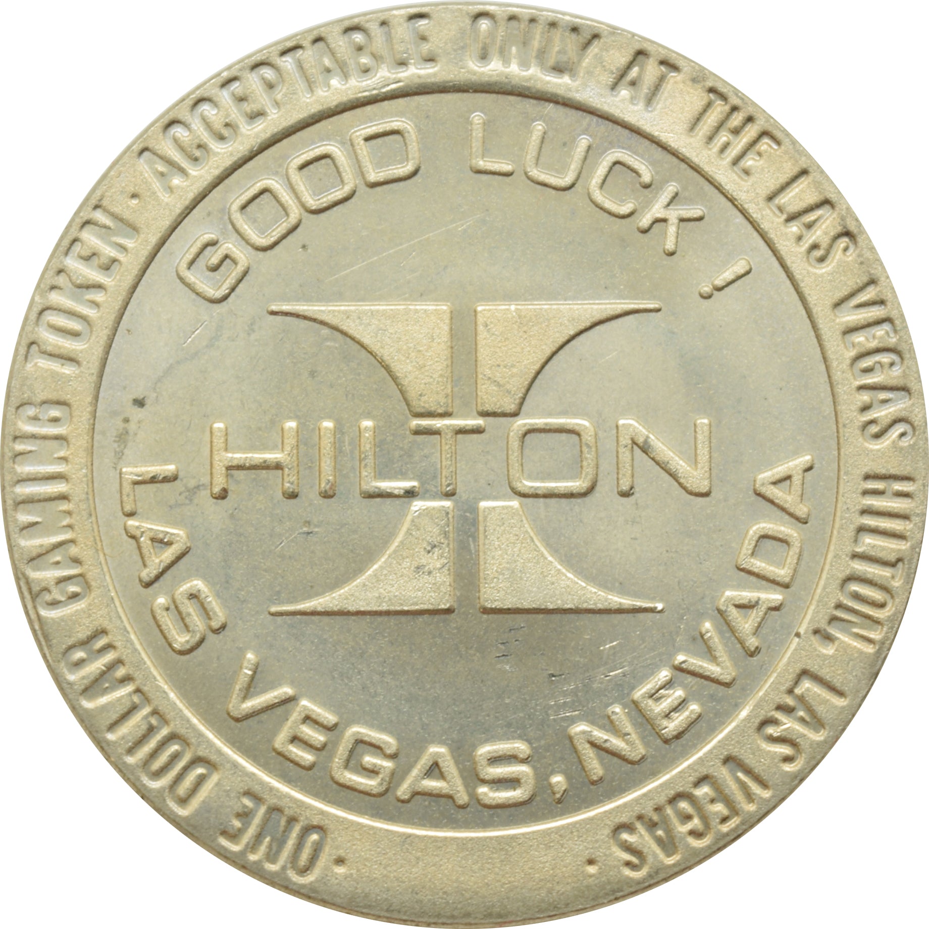 Las Vegas Hilton Casino Las Vegas Nevada $1 Token 1985