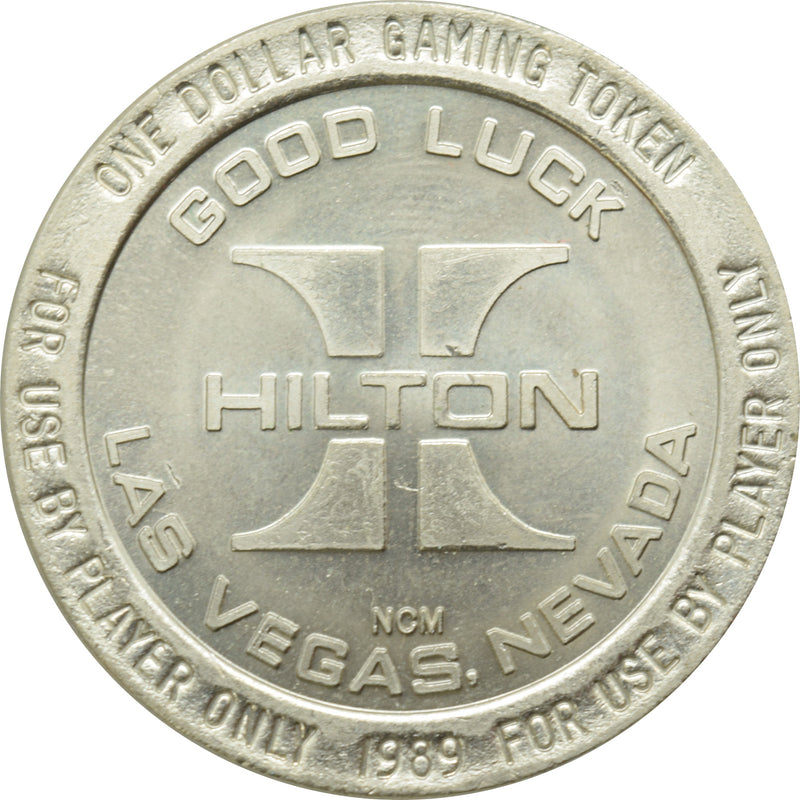 Las Vegas Hilton Casino Las Vegas Nevada $1 Token 1989