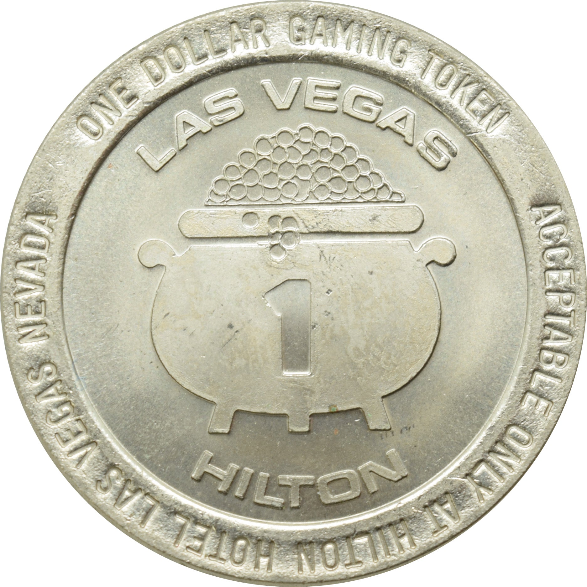 Las Vegas Hilton Casino Las Vegas Nevada $1 Token 1989