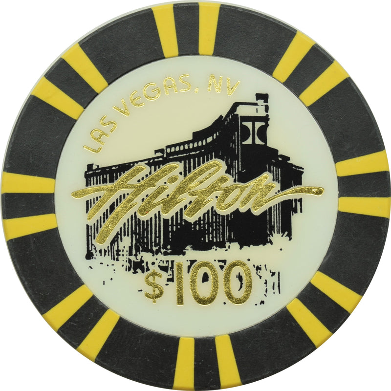 Las Vegas Hilton Casino Las Vegas Nevada $100 Chip 2003