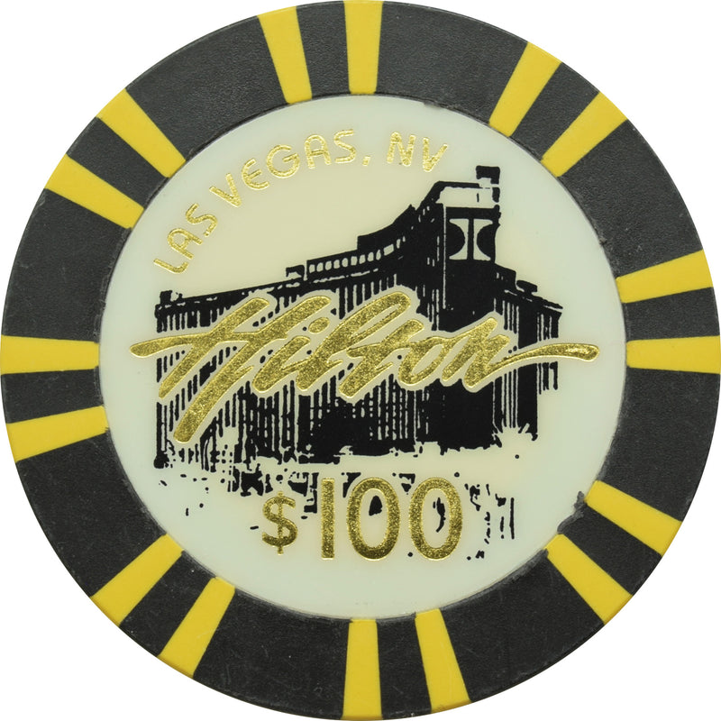 Las Vegas Hilton Casino Las Vegas Nevada $100 Chip 2003
