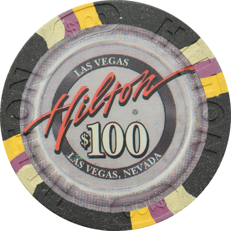 Las Vegas Hilton Casino Las Vegas Nevada $100 Chip 1999