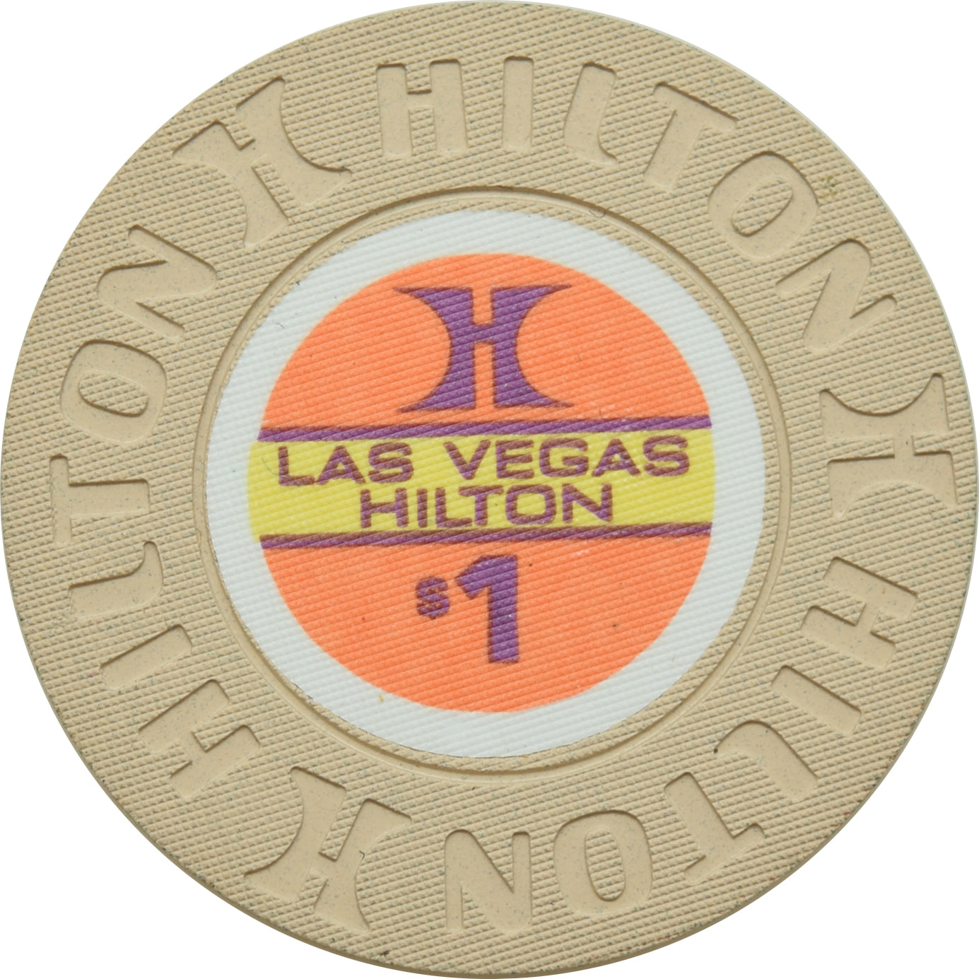 Las Vegas Hilton Casino Las Vegas Nevada $1 Chip 1976