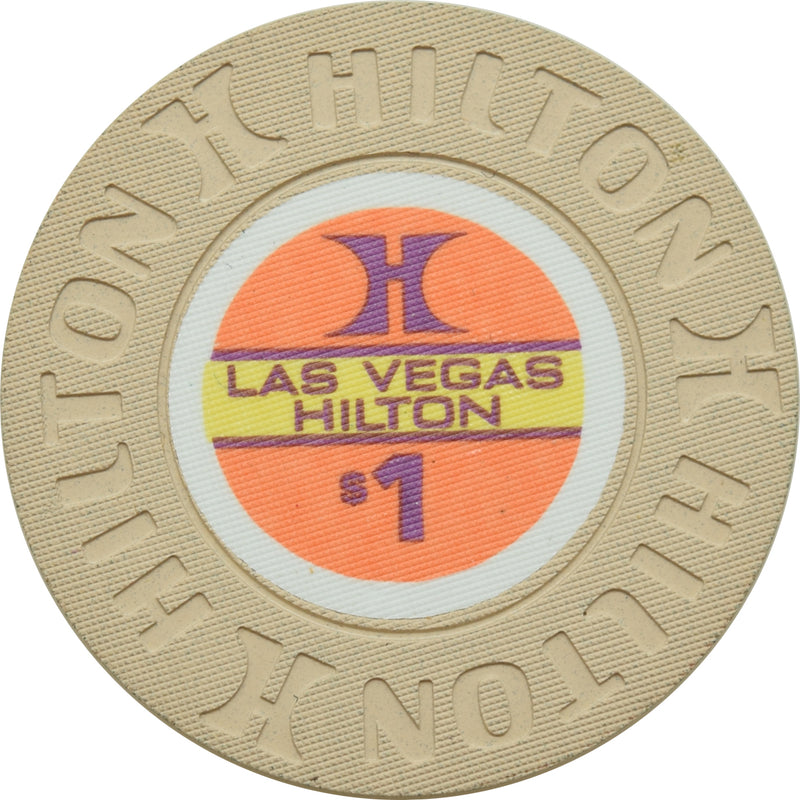 Las Vegas Hilton Casino Las Vegas Nevada $1 Chip 1976