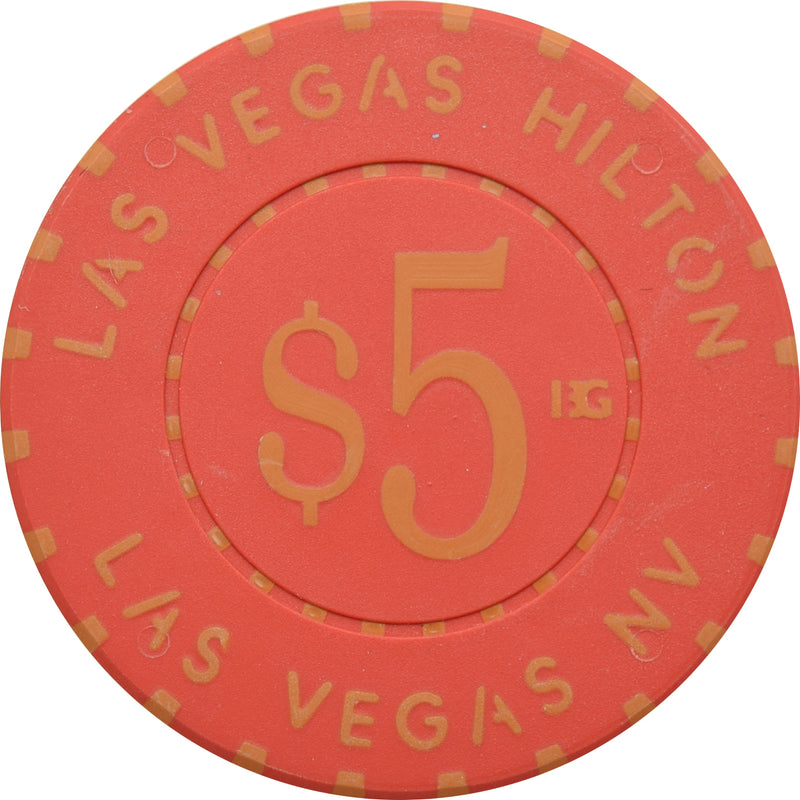 Las Vegas Hilton Casino Las Vegas Nevada $5 Chip 2003