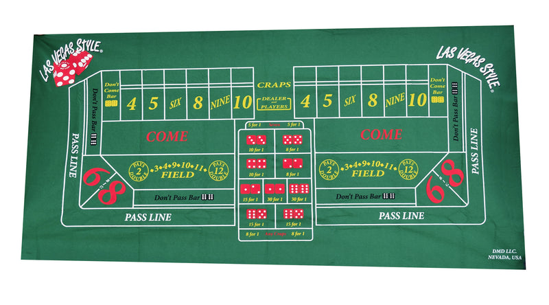 Craps Home Style Layout