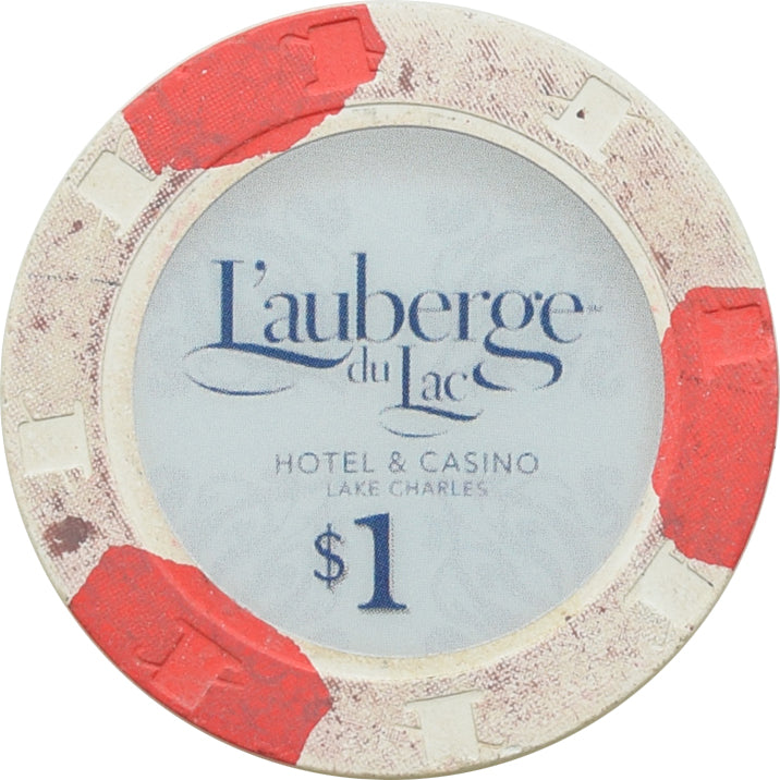 Lauberge du Lac Casino Lake Charles LA $1 Chip