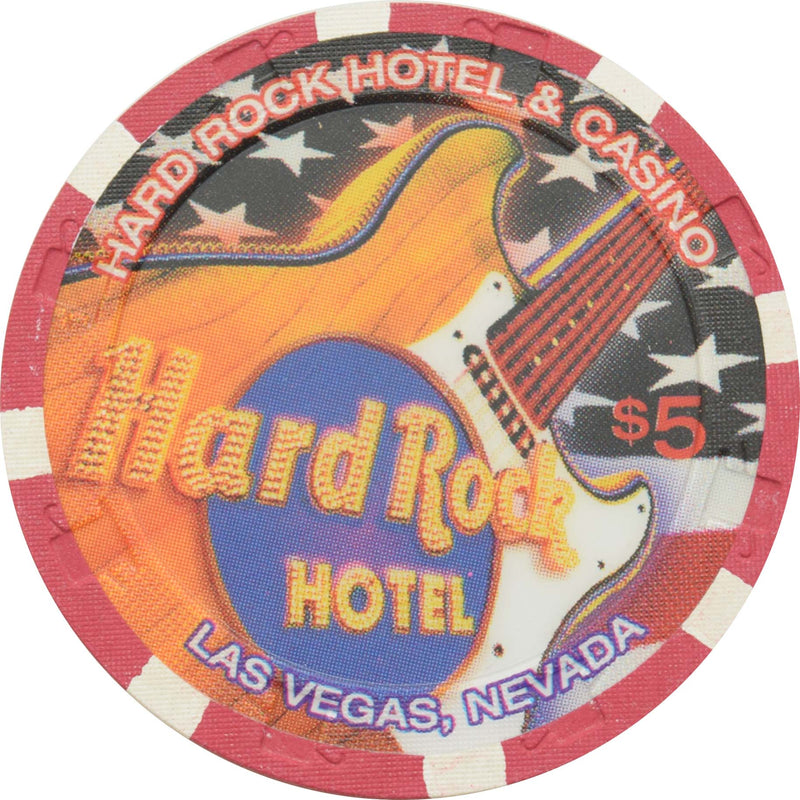 Hard Rock Casino Las Vegas Nevada $5 Lenny Kravitz Chip 2000