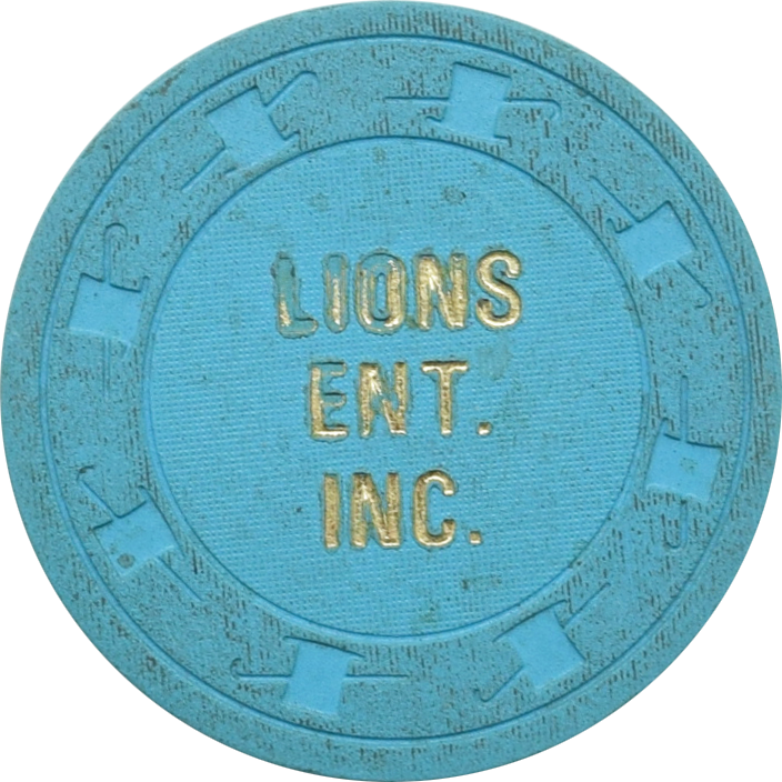 Lions Ent. Inc. $1 Unidentified Unknown Location Paulson Chip