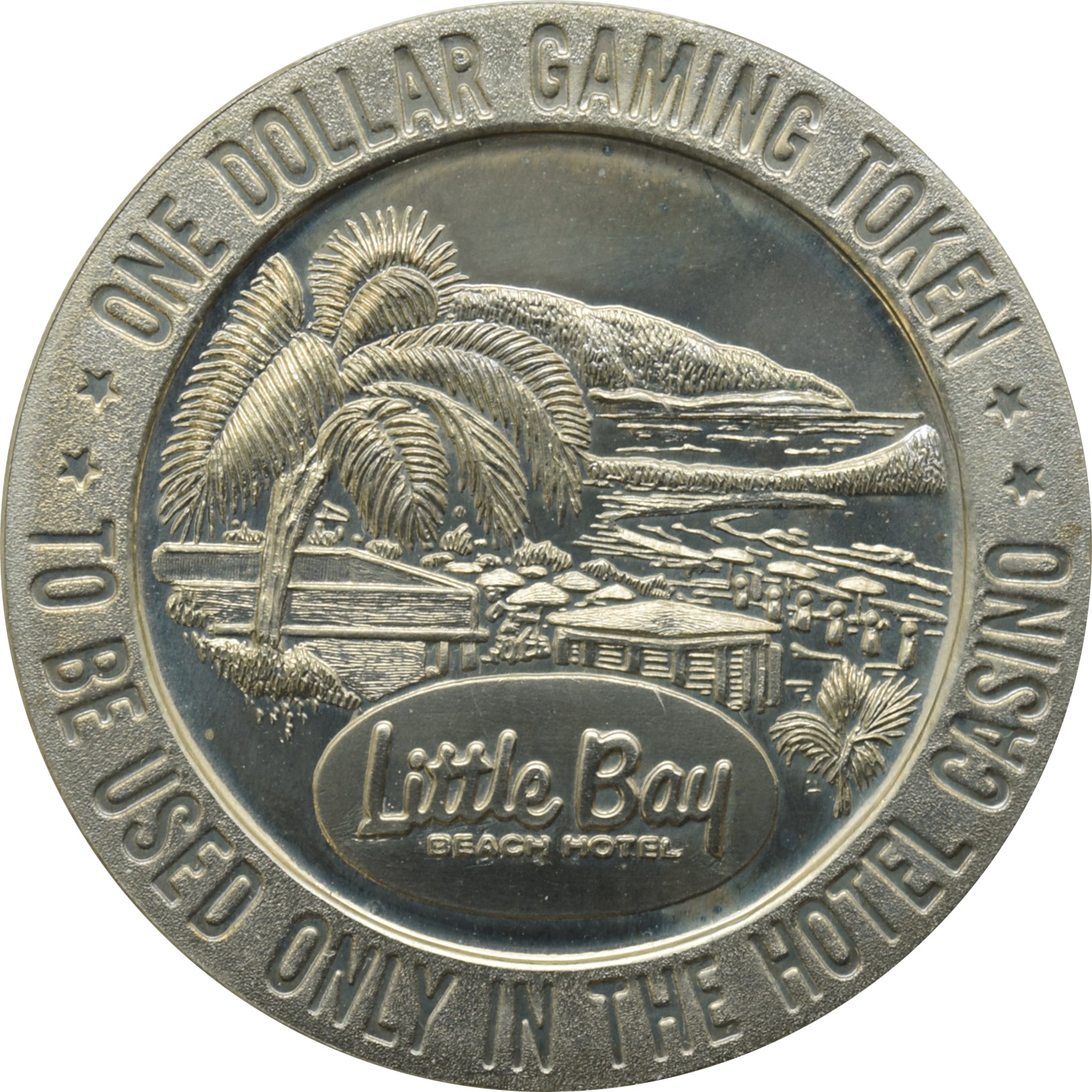 Little Bay Beach Hotel & Casino St. Maarten $1 Token 1966