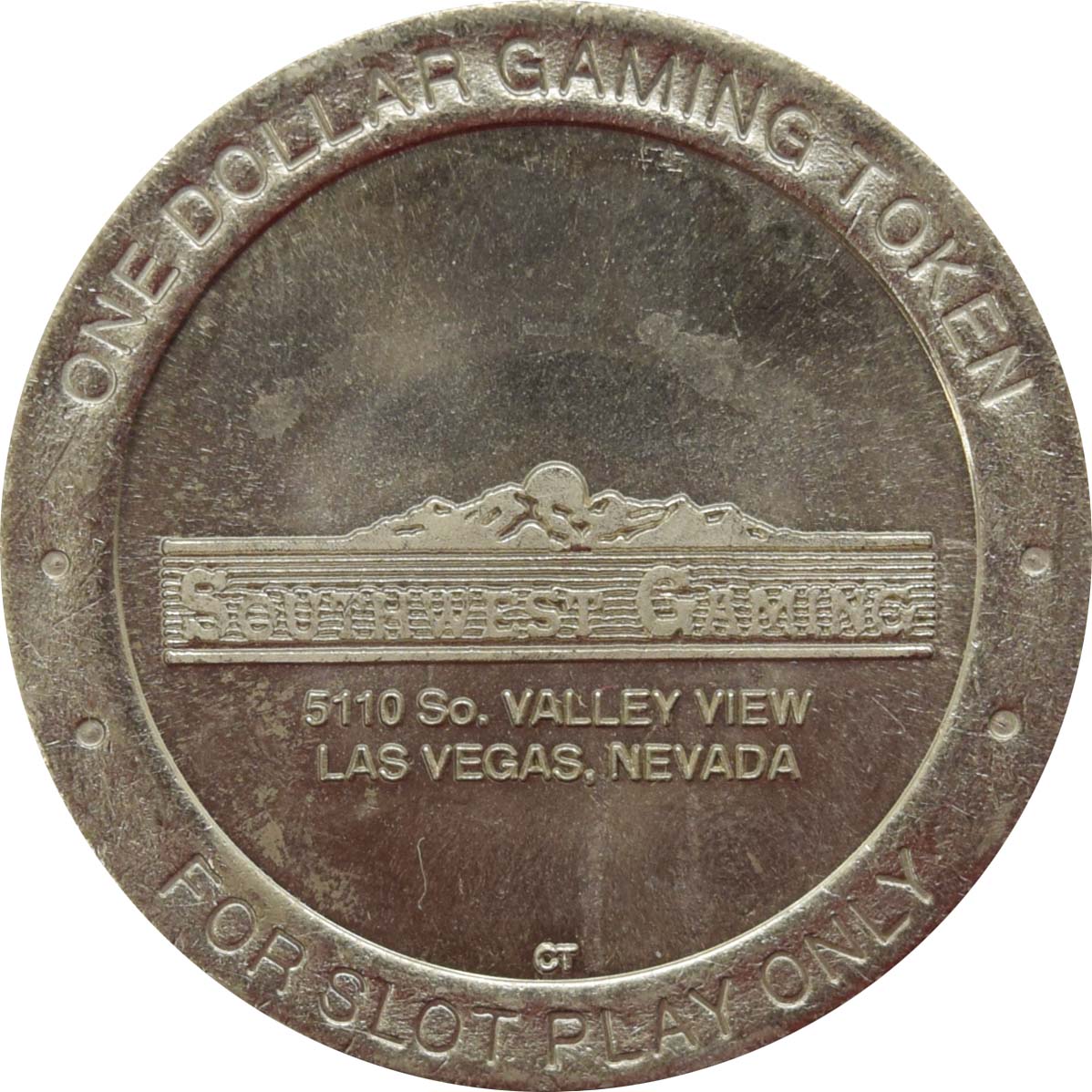 Loose Caboose Saloon Casino Las Vegas Nevada $1 3685 S. Rainbow Blvd Token 1992