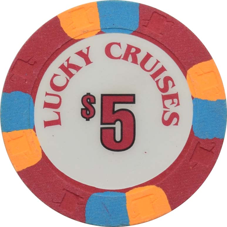 Lucky Cruises/Manhattan Cruises Manhattan New York $5 Chip