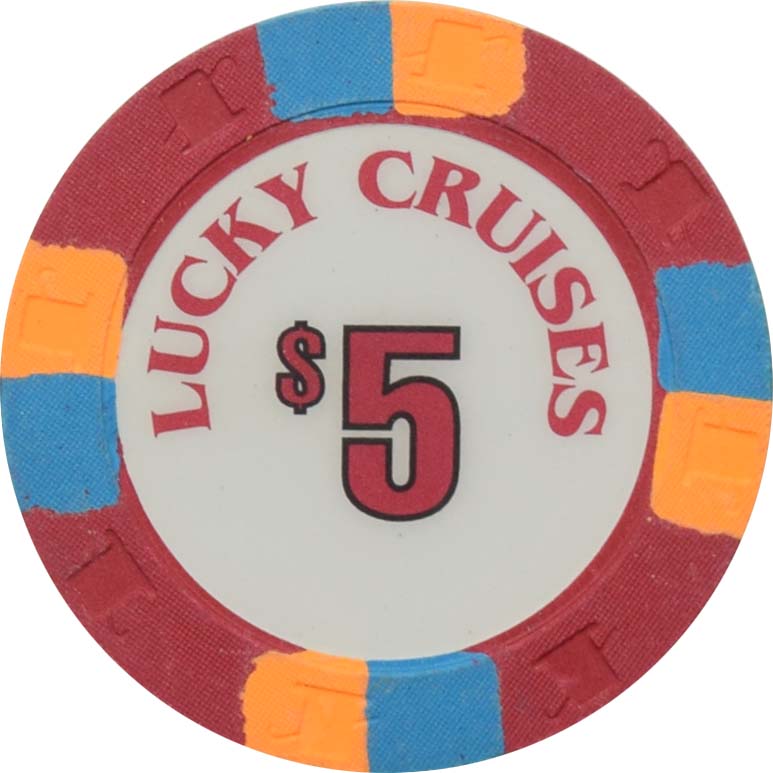 Lucky Cruises/Manhattan Cruises Manhattan New York $5 Chip