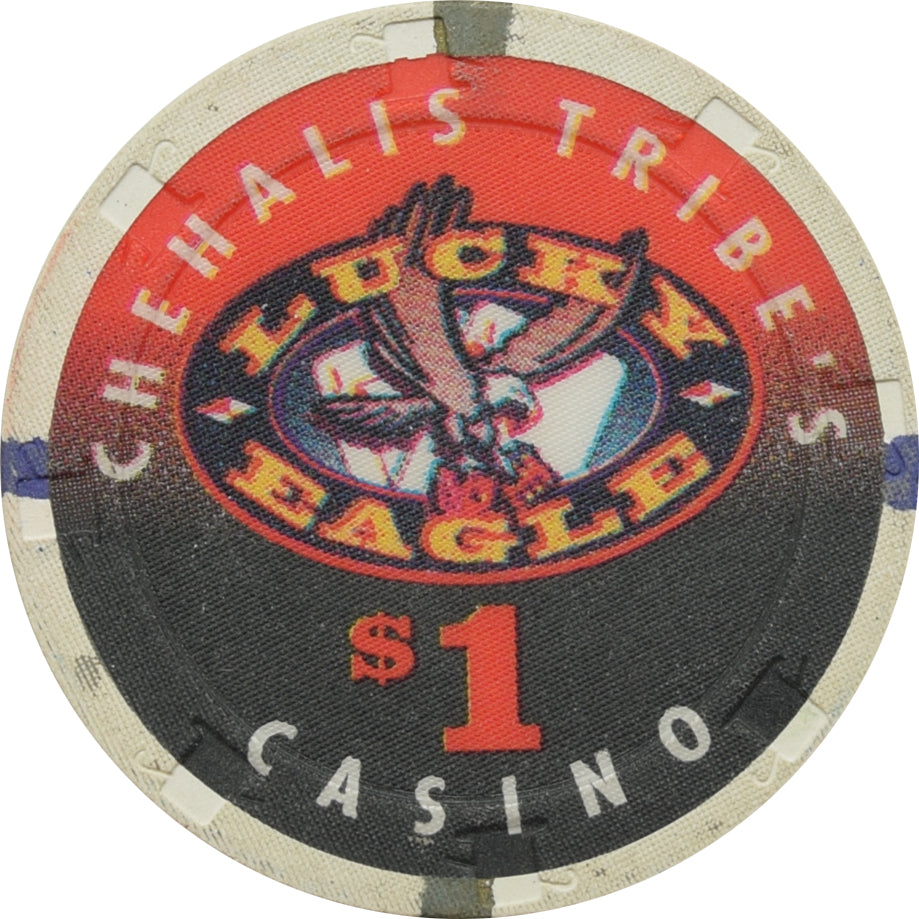 Lucky Eagle Casino Rochester WA $1 Chip