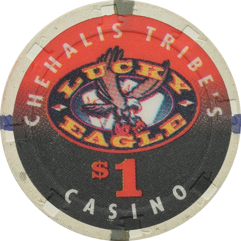 Lucky Eagle Casino Rochester WA $1 Chip