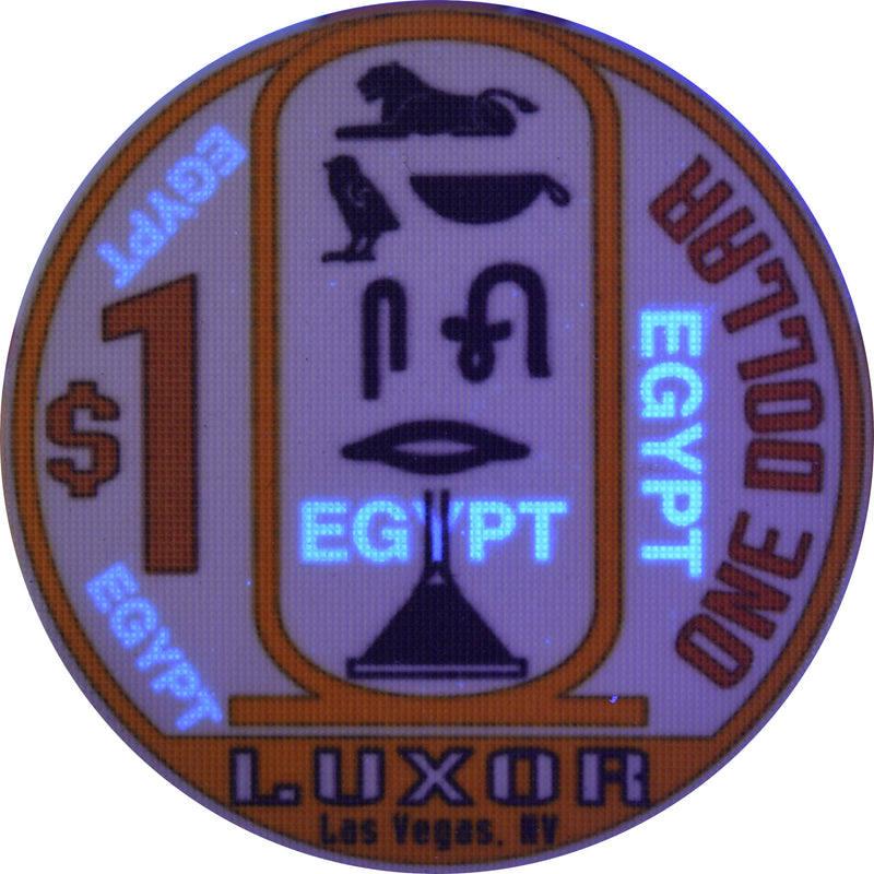 Luxor Casino Las Vegas Nevada $1 Chip 1995