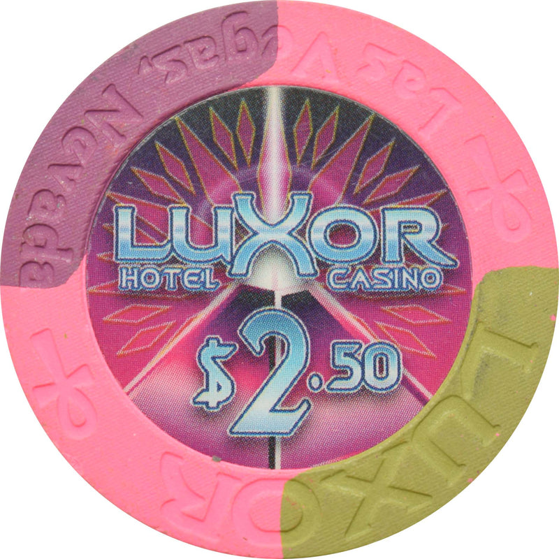 Luxor Casino Las Vegas Nevada $2.50 Chip 2005