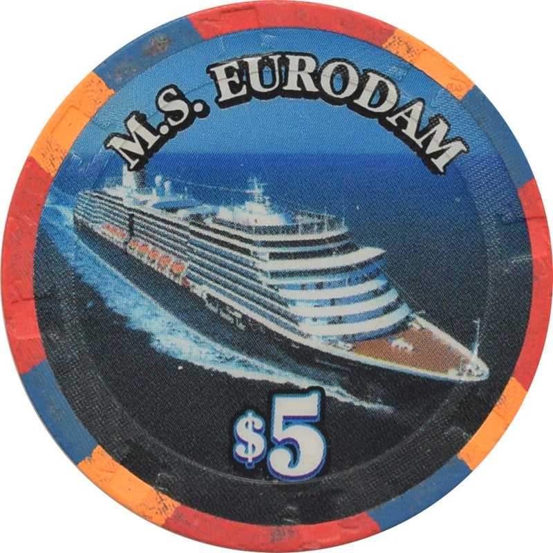 M.S. Eurodam (Holland America Line) Cruise Lines $5 Chip