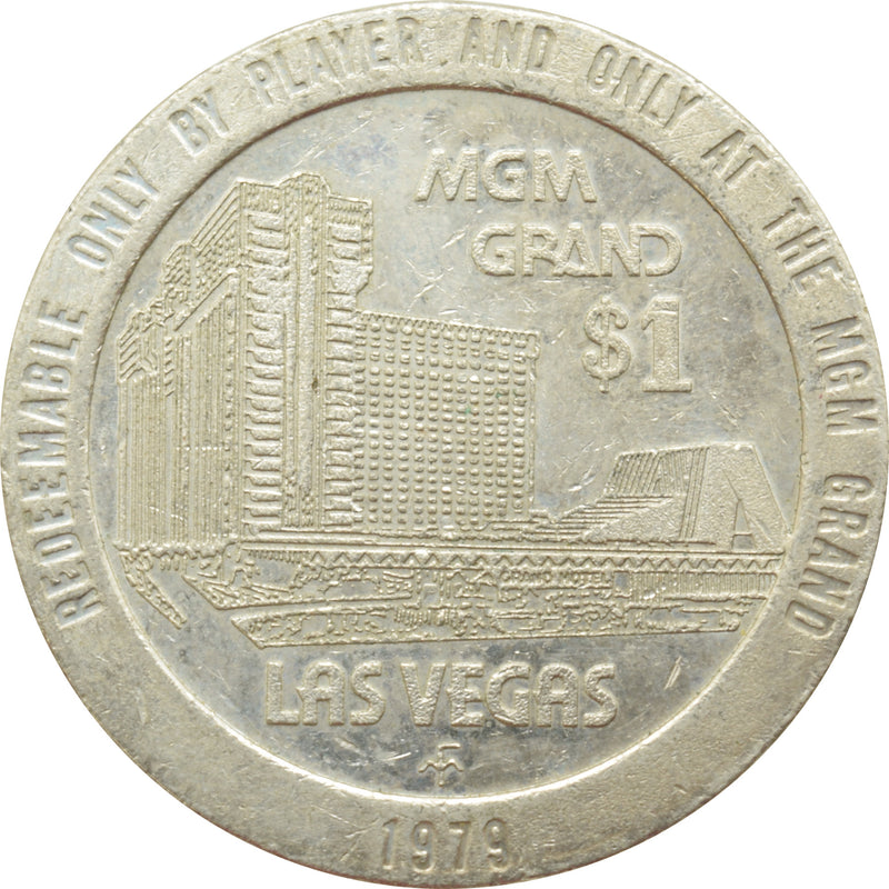 MGM Grand Casino Las Vegas Nevada $1 Token 1979