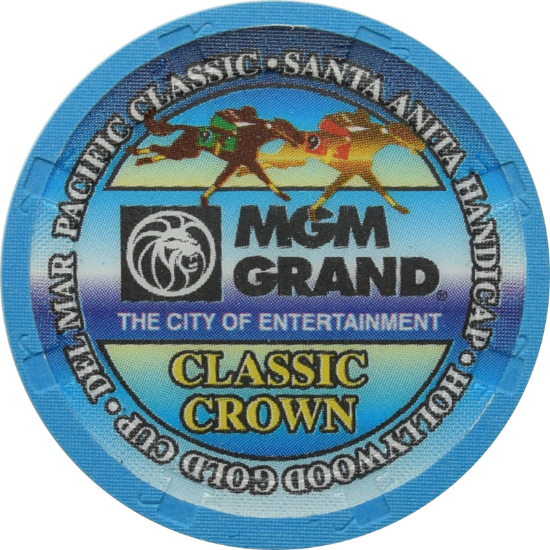 MGM Grand Casino Las Vegas Nevada Classic Crown Chip 1997