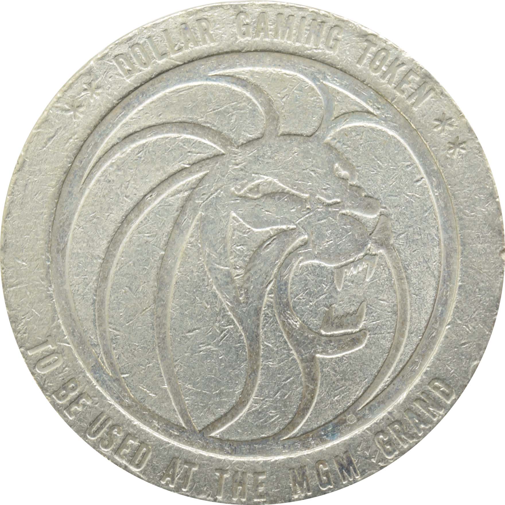 MGM Grand Casino Reno Nevada $1 Token 1979