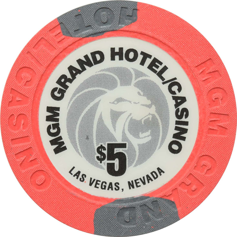 MGM Grand Casino Las Vegas Nevada $5 Sky Lofts Chip 2006